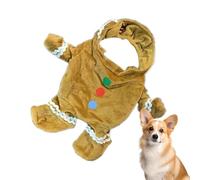 Ropa de Navidad de especias para perros - Ropa de fiesta para perros, ropa de vacaciones para perros | Suéter de Navidad para perros Trajes de elfo feo gris