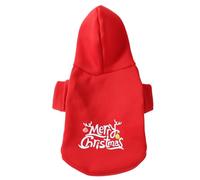 Ropa de Navidad para mascotas de gatos y perros, ropa de vacaciones de otoño e invierno, ropa de dos pies, ropa roja para el cuerpo que cambia de ropa para mascotas, ropa de Navidad para perros (rojo,