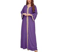 Ropa de oración Musulmana islámica Vestido Mujer Musulmán De Oración Manga Larga Abaya Vestido Islámico De Oración Abaya Turquía Oriente Ramadán Prenda Kaftan para Mujer Vestidos Blancos