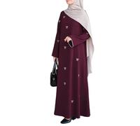 Ropa de oración para mujer, Abaya Damas, Vestido de Oración Musulmana Ropa Burka Islam Ropa de Oración Islámica Abayas Saudita Caftán Ramadán Hijab Vestido Robe Dubai Afgano Medio