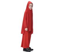 Ropa de oración para mujer, vestido hijab, Namaz Elbisesi Kadin, Ramadán Khimar Abaya, conjunto de oración para niñas, musulmana, abaya, con pañuelo en la cabeza Namaz Elbisesi Kadin Ropa musulmana