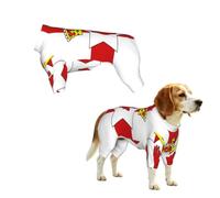 Ropa de perro con estampado de la bandera de Irlanda del Norte, sudadera con 4 patas para perros pequeños, medianos y grandes