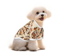 Ropa de perro con estampado de mantel de algodón suave para perros pequeños, medianos y grandes para uso diario
