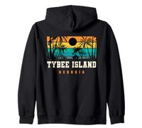 Ropa de Playa de Tybee Island, Georgia, EE. UU., Island Paradise Sudadera con Capucha