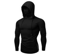 Ropa de Protección Solar Unisex Sudadera Hombre Mujer con Capucha de Protección Solar Upf50+ Suéter UV Manga Larga para Pesca Protección contra Sarpullidos Rashguard Ropa Verano