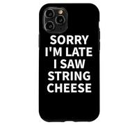 Ropa de Queso de Cuerda, diseño Divertido para Amantes de los quesos Carcasa para iPhone 11 Pro