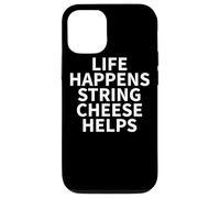 Ropa de Queso de Cuerda, Gran diseño Divertido para Amantes de los quesos Carcasa para iPhone 12/12 Pro