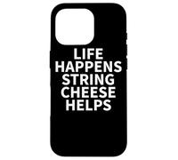 Ropa de Queso de Cuerda, Gran diseño Divertido para Amantes de los quesos Carcasa para iPhone 16 Pro