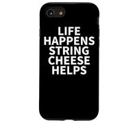 Ropa de Queso de Cuerda, Gran diseño Divertido para Amantes de los quesos Carcasa para iPhone SE (2020) / 7/8