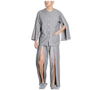 Ropa De Rehabilitación Posquirúrgica, Ayuda De Enfermería For Atención Hospitalaria/domiciliaria, Suave Y Transpirable Adecuada For Hospitales Y Residencias De Ancianos(Grey,L)