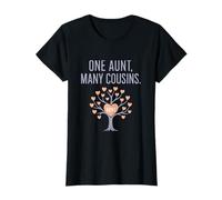 Ropa de reunión Familiar One Aunt Many Cousins Camiseta