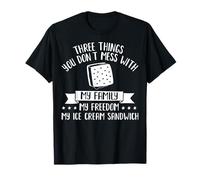 Ropa de sándwich de Helado | Diseño Divertido para Amantes de los sándwiches Camiseta