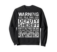 Ropa de Sheriff Adjunto, diseño Divertido de los Mejores Sheriffs Sudadera