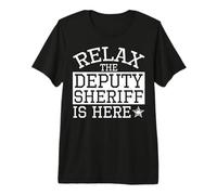 Ropa de Sheriff Adjunto, diseño Divertido de Sheriffs Camiseta Premium