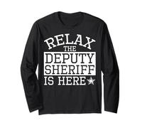 Ropa de Sheriff Adjunto, diseño Divertido de Sheriffs Manga Larga