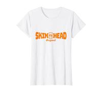 Ropa de Skinhead de Trojan, Original de 1969 Camiseta, Mujer, Blanco, L