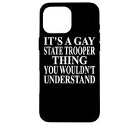 Ropa de Soldado estatal Gay | Diseño Divertido de Grandes Soldados Carcasa para iPhone 16 Pro MAX