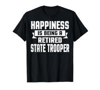 Ropa de Soldados estatales retirados - Impresionante diseño de Soldados Camiseta gráfica económica, Hombre, Negro, S