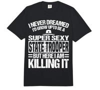 Ropa de State Trooper - Divertido diseño de Great Troopers Comfort Colors Adult Heavyweight T-Shirt