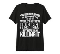 Ropa de técnico de evidencia | Diseño de Grandes técnicos Camiseta Premium