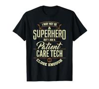 Ropa de técnico médico Superhero Patient Care Tech PCT Camiseta
