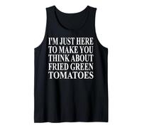 Ropa de Tomate Verde Frito | Diseño Divertido para Amantes de los Tomates Camiseta sin Mangas