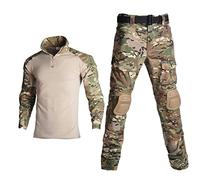 Ropa De Uniforme Militar De Camuflaje Táctico Traje Cortavientos Camisa De Combate Airsoft Del Ejército + Pantalones Cargo CP Camouflage 8XL