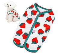 Ropa de verano para perros - Ropa para perros, Camisas para perros | Ropa para cachorros de tamaño pequeño, Camisa de verano Básica a rayas, ropa transpirable y de moda para mascotas