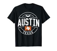 Ropa de Viaje Austin City Skyline Texas Star Camiseta
