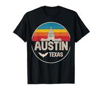 Ropa de Viaje Austin City Skyline Texas Star Camiseta