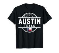 Ropa de Viaje Austin City Skyline Texas Star Camiseta