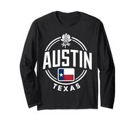 Ropa de Viaje Austin City Skyline Texas Star Manga Larga