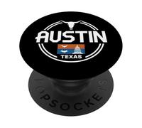 Ropa de Viaje Austin City Skyline Texas Star PopSockets PopGrip Adhesivo