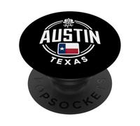 Ropa de Viaje Austin City Skyline Texas Star PopSockets PopGrip Adhesivo