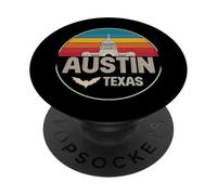 Ropa de Viaje Austin City Skyline Texas Star PopSockets PopGrip Adhesivo
