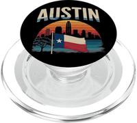 Ropa de Viaje Austin City Skyline Texas Star PopSockets PopGrip para MagSafe