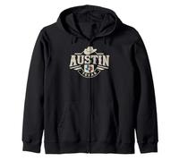 Ropa de Viaje Austin City Skyline Texas Star Sudadera con Capucha