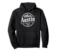 Ropa de Viaje Austin City Skyline Texas Star Sudadera con Capucha