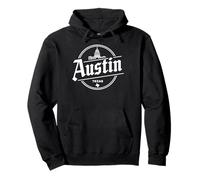 Ropa de Viaje Austin City Skyline Texas Star Sudadera con Capucha