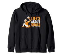 Ropa de Waterpolo para Hombre La Vida se Trata de Objetivos para niños Sudadera con Capucha