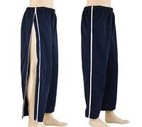 Ropa Del Cuidado Paciente, Fácil Usar, Pantalones Abiertos Adultos, Algodón, Convenientes Para El Cuidado Postoperatorio De Fracturas(Último Otoño),Darkblue,XL