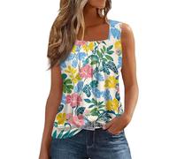 Ropa Deporte Mujer Lino Chaleco Talla Grande Incorporado Palabra Tank Top, Deportivo Sujetador Camiseta Tirantes Deporte, Pack Blusas Marino Running Lencero Blusas Sin Mangas Mujer XXL