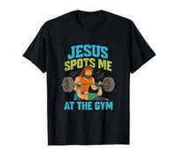 Ropa Deportiva Jesus Spots Me Gym Workout Faith Camiseta