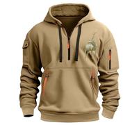 Ropa deportiva para hombre, transpirable, con capucha, para primavera, otoño, casual, manga larga, botones, solapa, tres piezas, estampado a cuadros, suave y cómoda, para adultos, amarillo, M