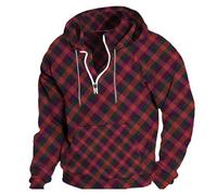 Ropa deportiva para hombre, transpirable, con diseño de retazos, sin capucha, con cremallera de un cuarto de cremallera, sudadera con capucha impresa en 3D, lisa, para deportes y al aire libre, uso