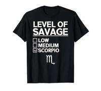 Ropa Divertida de Escorpio | Gran diseño de Escorpio del Zodiaco Camiseta gráfica económica