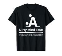 Ropa Divertida para Adultos Dirty Mind Test Camiseta