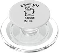 Ropa Divertida para Beber Lista de Cubo Ropa de Juego de Hielo de Cerveza PopSockets PopGrip para MagSafe