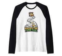 Ropa Divertida para contadores del Maestro del Papel Camiseta Manga Raglan