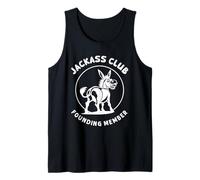 Ropa divertida para miembros fundadores del Jackass Club Camiseta sin Mangas